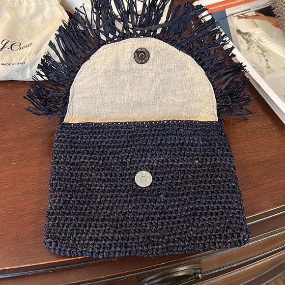 Mar y Sol Navy Straw bag Tuckernuck - Picture 2 of 3